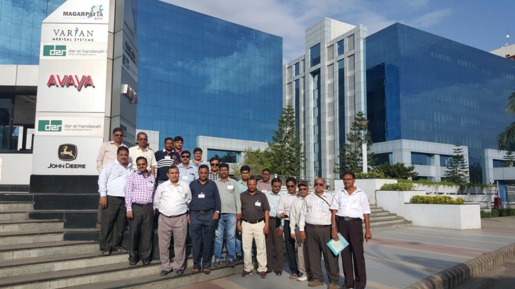 20 Engineers of MHADA visit to study Magarpatta City on 3rd Sept 2015