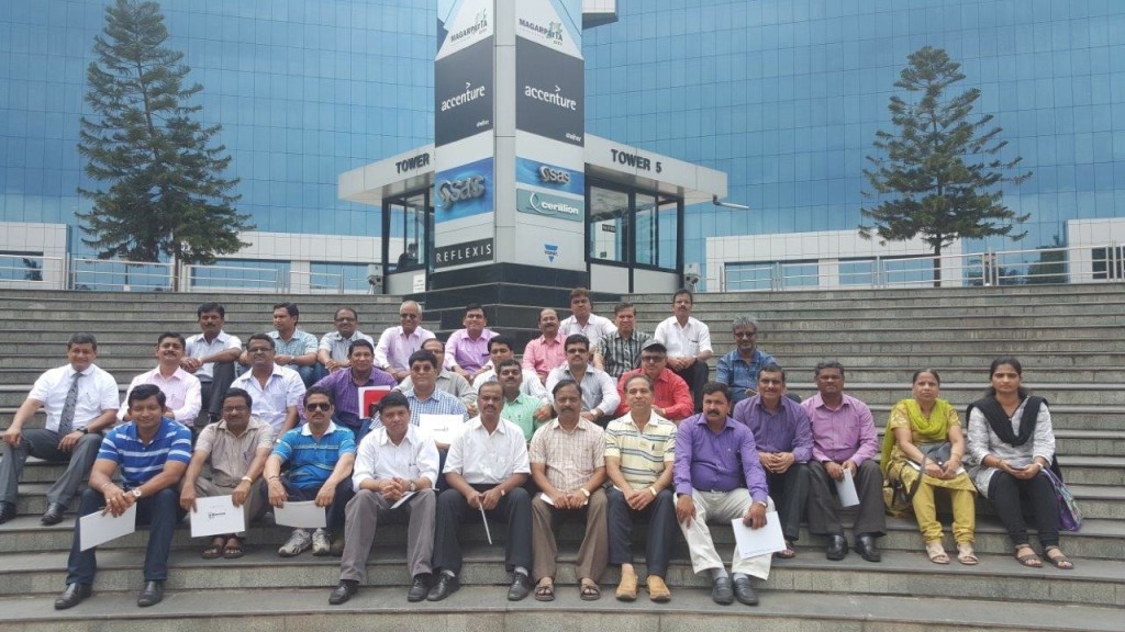 Batch II 30 Under Secretaries of Mantralaya visit to Study Magarpatta City on 9th Sept 2015