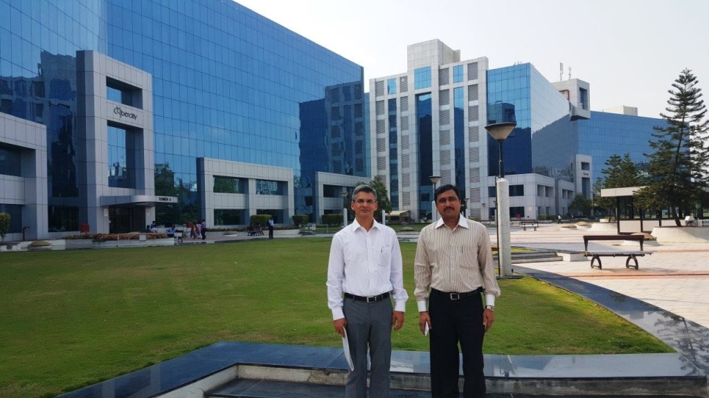 Mr. Bhaskar Jyoti Sarma - IAS Officer, Chief Executive - Odisha Computer Application Center with Mr. Sachin Purnalle
